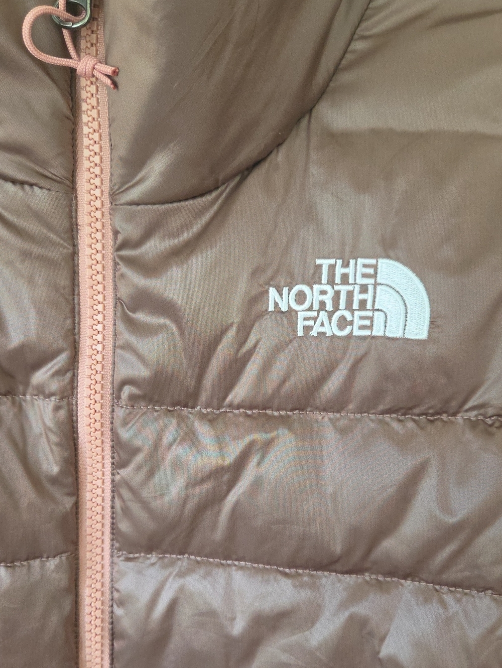 The North Face Aconcagua‎ Pink Clay 550 Down Puffer Jacket Size L - Picture 6 of 12